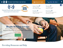 Tablet Screenshot of personaltouchva.com